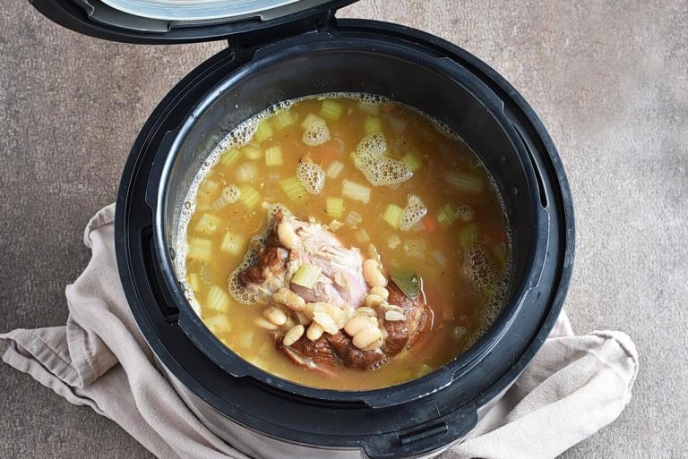 Step 3 - Instant Pot Ham Bone Bean Soup