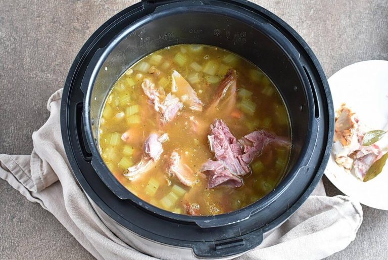 Step 4 - Instant Pot Ham Bone Bean Soup