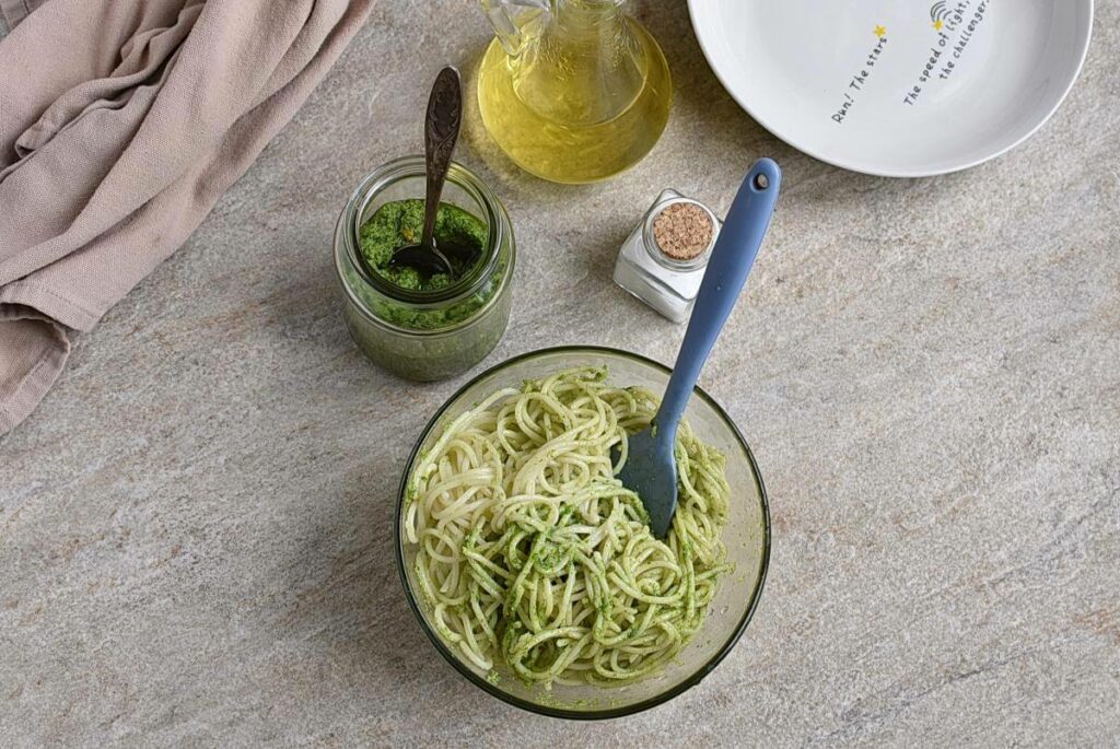 How to serve Kale and Almond Pesto Pasta