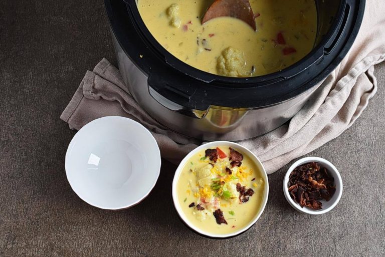 Step 5 - Keto Instant Pot Cheddar Soup