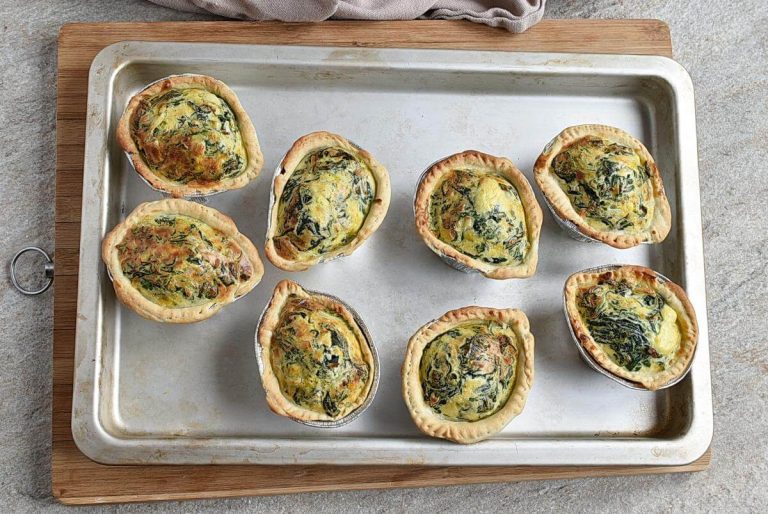Step 11 - Lucky Spinach Quiche