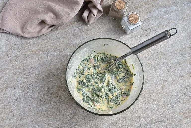 Step 9 - Lucky Spinach Quiche