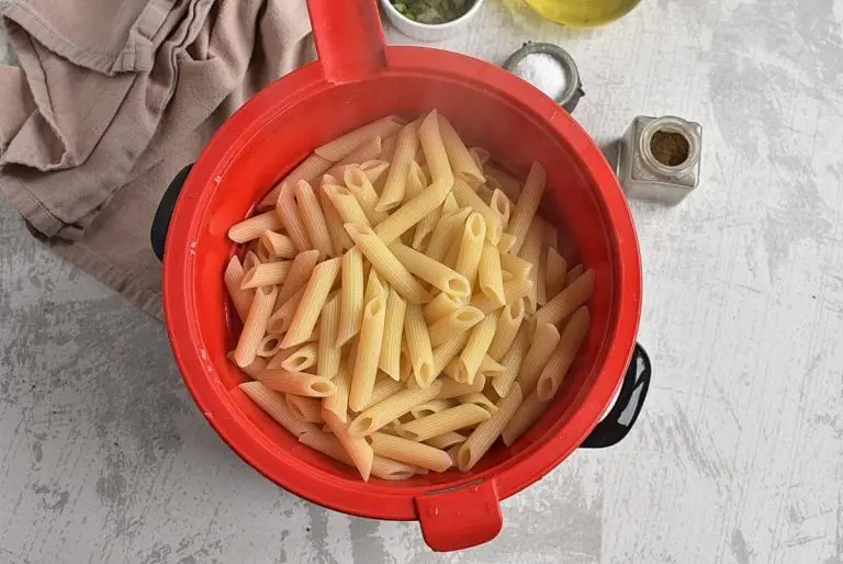 Step 1 - Penne Pasta with Meat Sauce