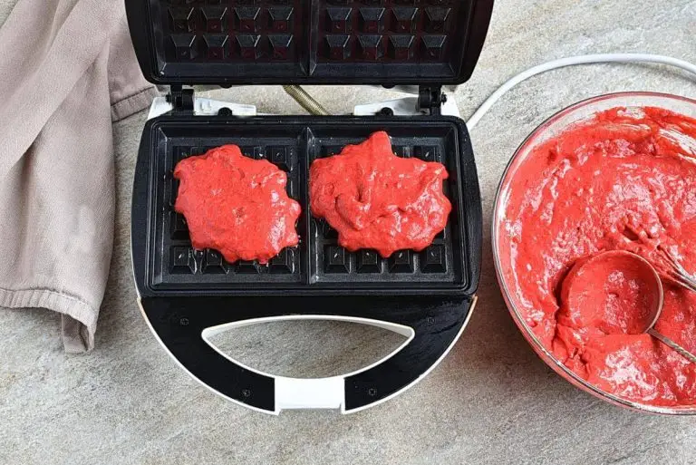 Step 6 - Red Velvet Waffles