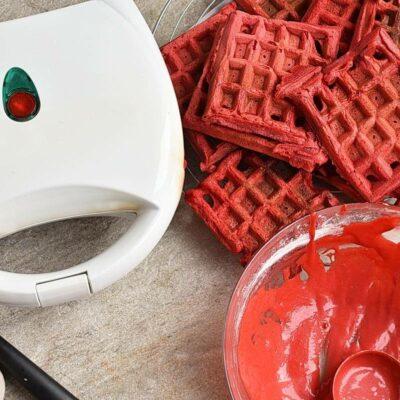 Red Velvet Waffles recipe - step 6
