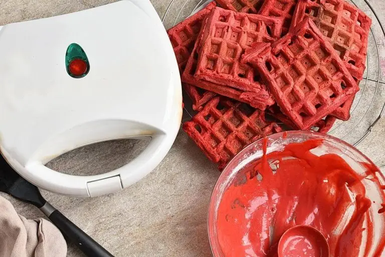 Step 6 - Red Velvet Waffles