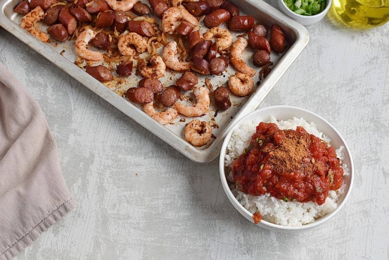 Step 5 - Sheet-Pan Shrimp and Sausage Jambalaya