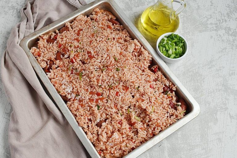 Step 6 - Sheet-Pan Shrimp and Sausage Jambalaya