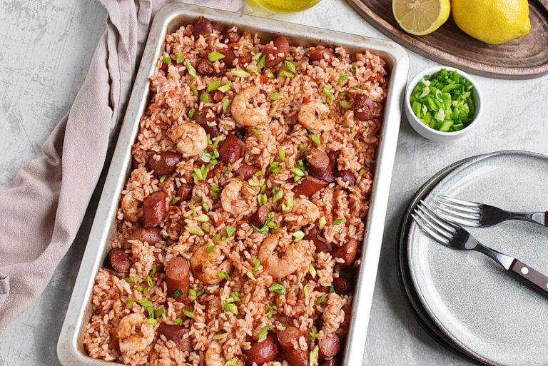 Step 6 - Sheet-Pan Shrimp and Sausage Jambalaya