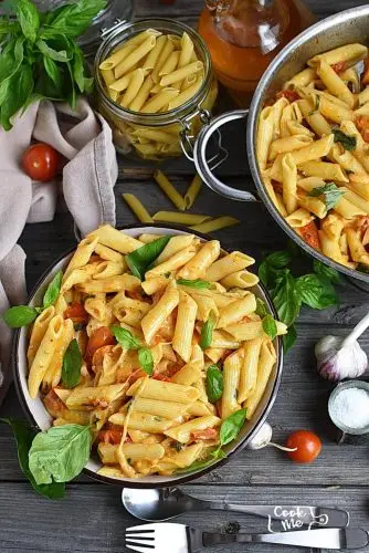 Tomato Basil Penne Pasta