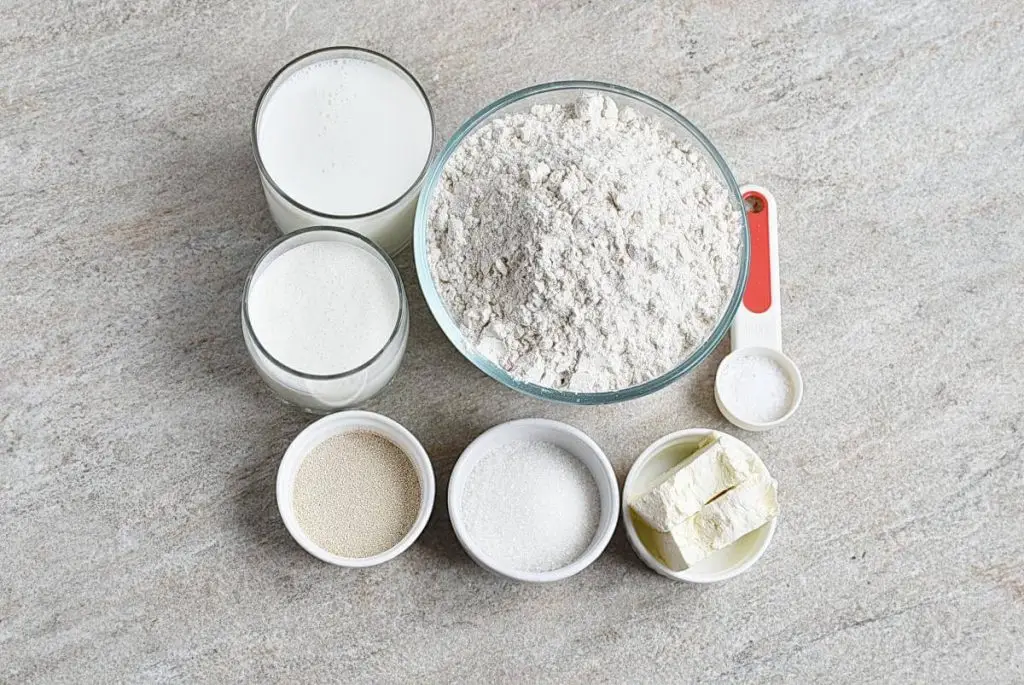 Ingredients for Bread Machine Whole Wheat Bread