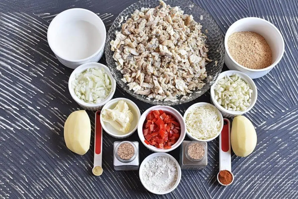 Ingredients for Carolina Fish Cakes