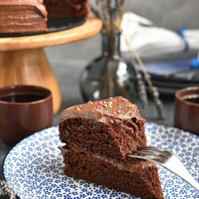 Chocolate Vegan Birthday Cake Recipes– Homemade Chocolate Vegan Birthday Cake – Easy Chocolate Vegan Birthday Cake
