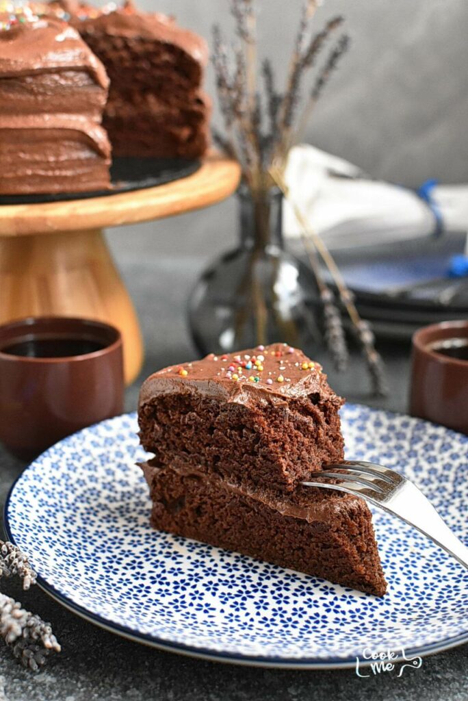 Chocolate Vegan Birthday Cake