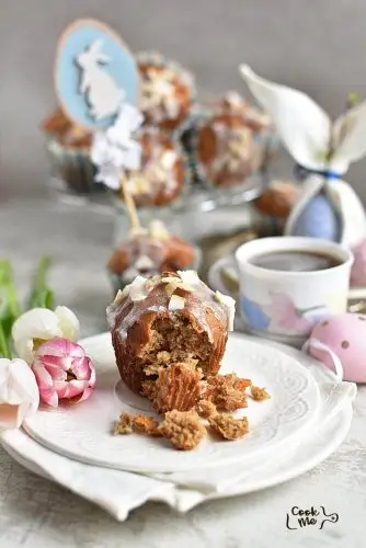 Coconut Carrot Cake Muffins