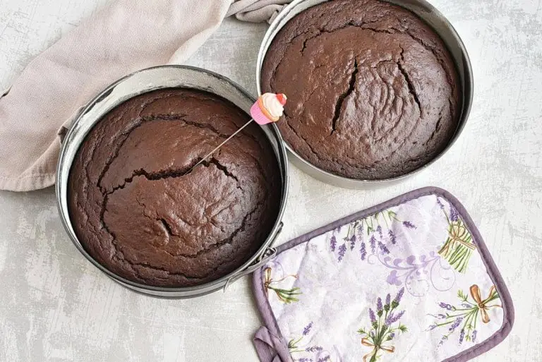 Step 8 - Dalgona Coffee Chocolate Cake
