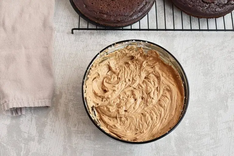 Step 12 - Dalgona Coffee Chocolate Cake