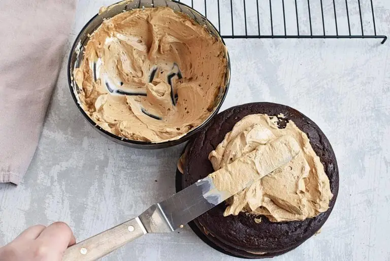 Step 13 - Dalgona Coffee Chocolate Cake
