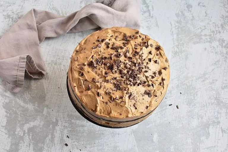 Step 14 - Dalgona Coffee Chocolate Cake