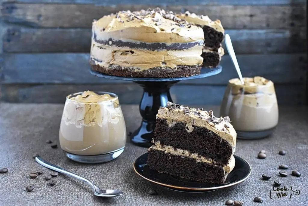 Dalgona Coffee Chocolate Cake