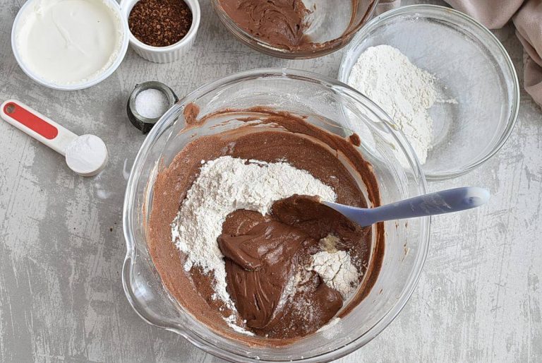 Step 6 - Dalgona Coffee Chocolate Cake