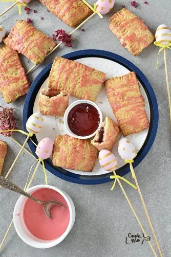 Glazed Berry Breakfast Tarts