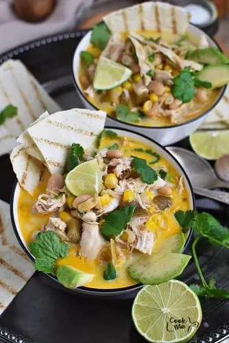 Healthy White Chicken Chili
