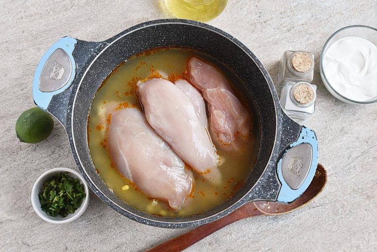 Step 4 - Healthy White Chicken Chili