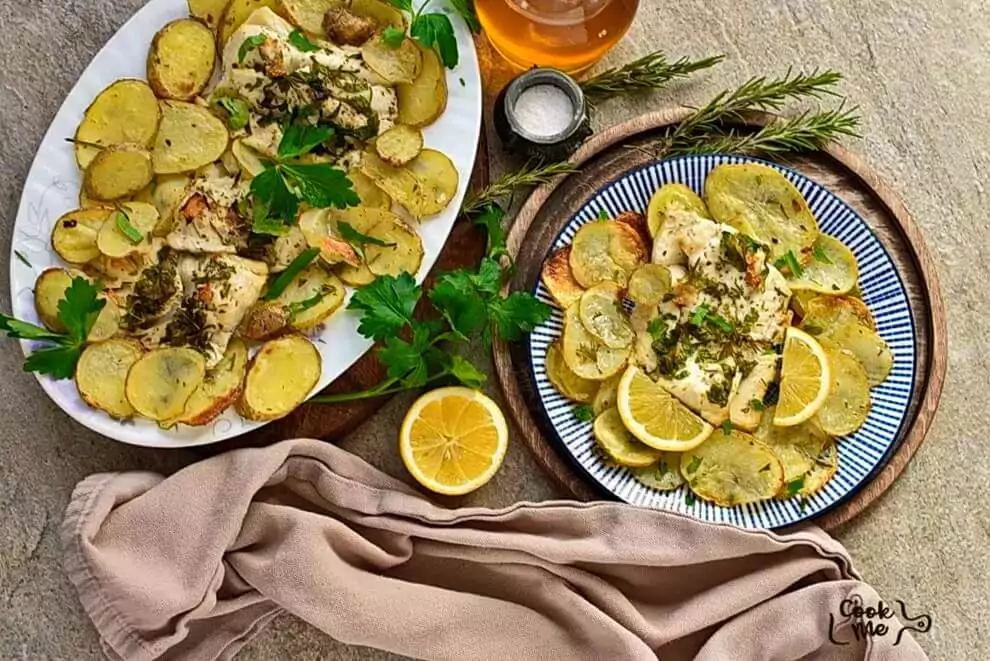 Italian Herb Baked Fish and Chips