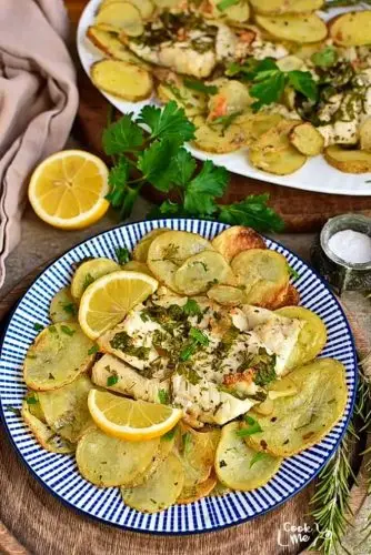 Italian Herb Baked Fish and Chips