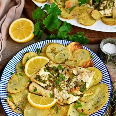 Italian Herb Baked Fish and Chips Recipe-How to make Italian Herb Baked Fish and Chips-Easy Italian Herb Baked Fish and Chips