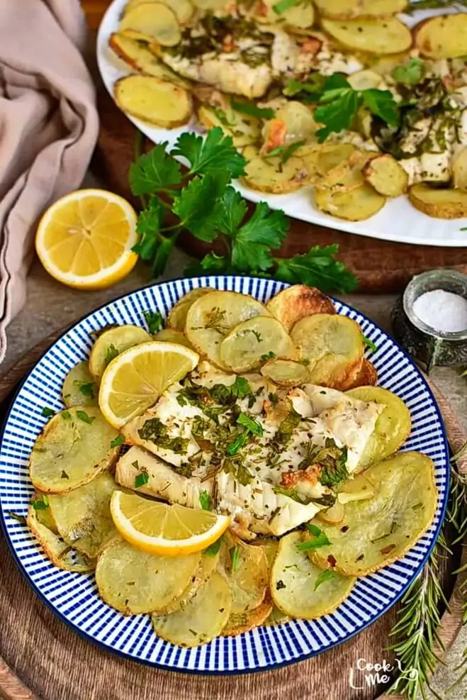 Italian Herb Baked Fish and Chips
