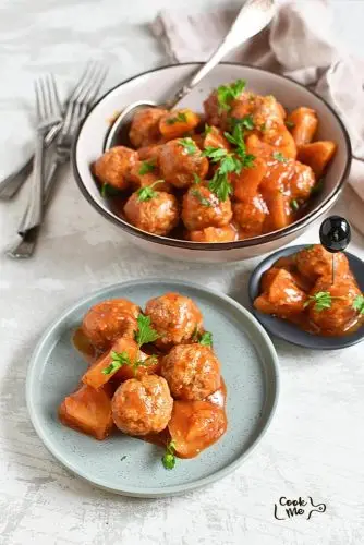 Jewish Sweet & Sour Meatballs