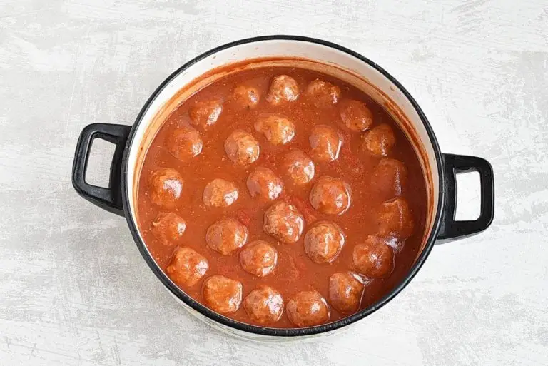Step 5 - Jewish Sweet & Sour Meatballs