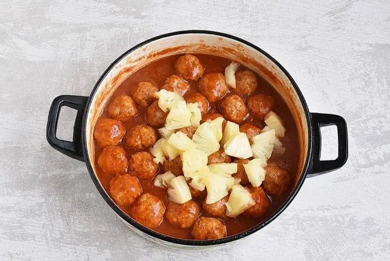 Step 7 - Jewish Sweet & Sour Meatballs