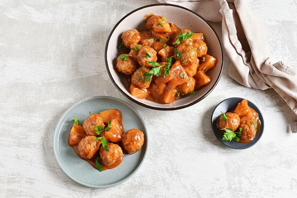 How to serve Jewish Sweet & Sour Meatballs
