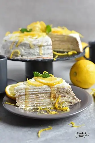 Lemon Drizzle Mille Crêpe Cake