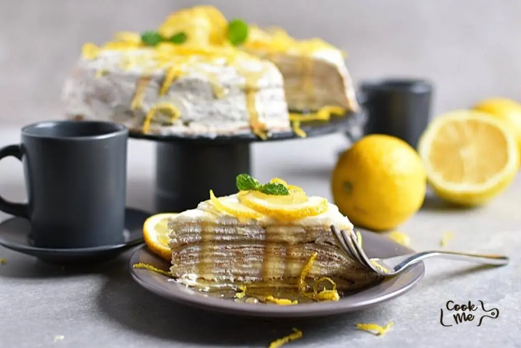 Lemon Drizzle Mille Crêpe Cake