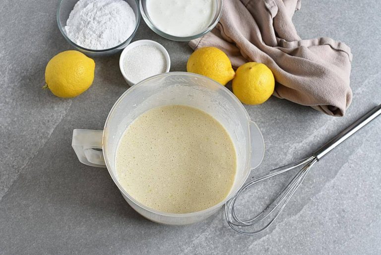 Step 2 - Lemon Drizzle Mille Crêpe Cake