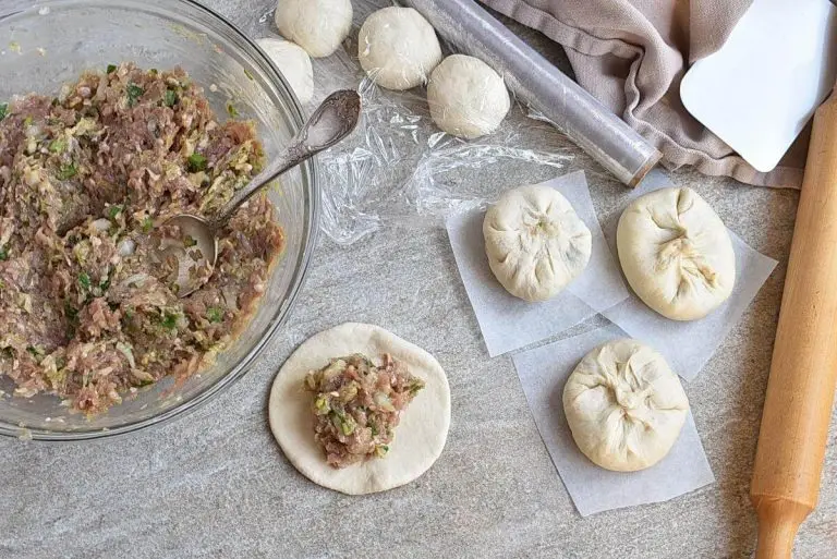 Step 10 - Pork and Chive Steamed Buns