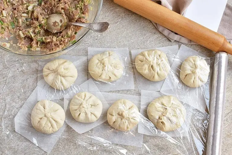 Step 10 - Pork and Chive Steamed Buns