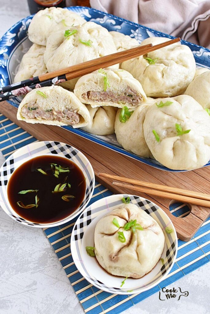Pork and Chive Steamed Buns