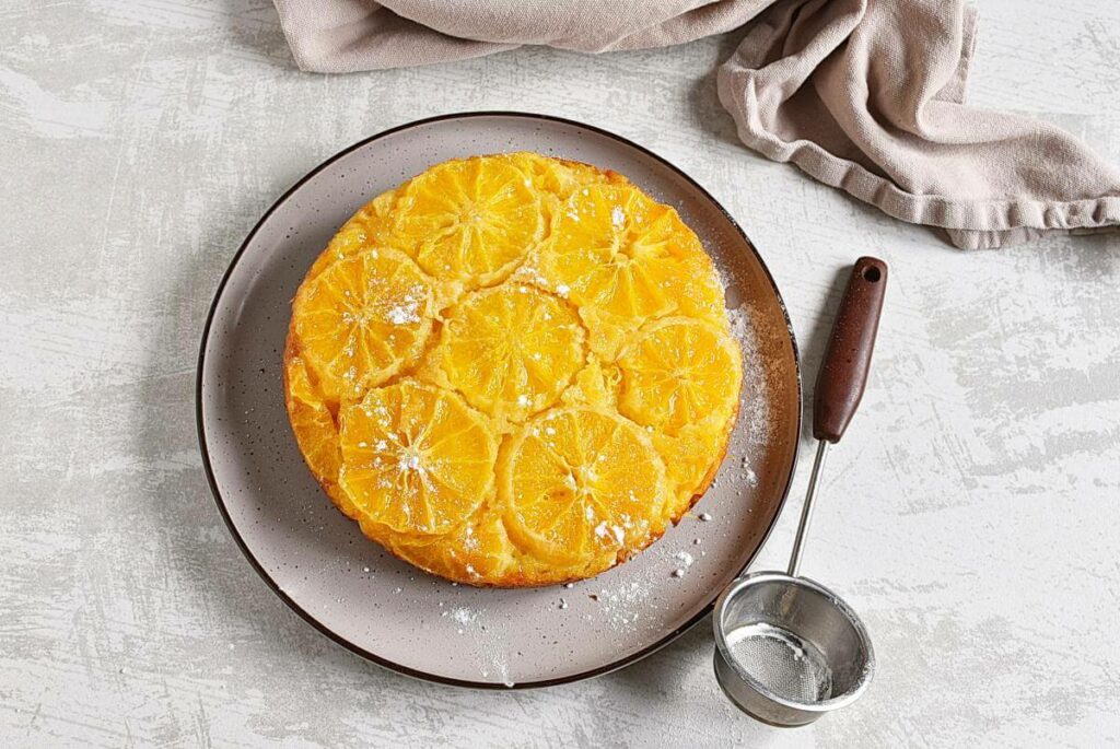 How to serve Sticky Orange Cake