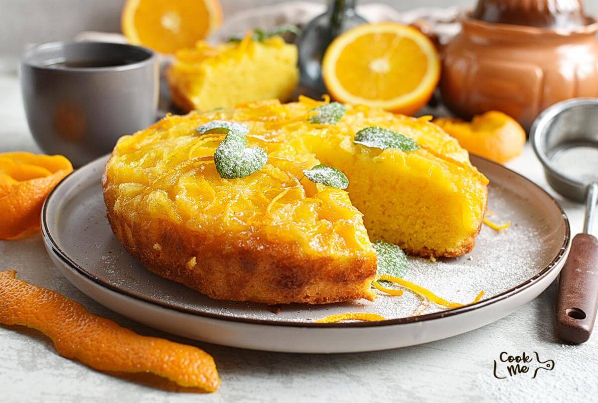 Sticky Orange Cake Recipes– Homemade Sticky Orange Cake – Easy Sticky Orange Cake