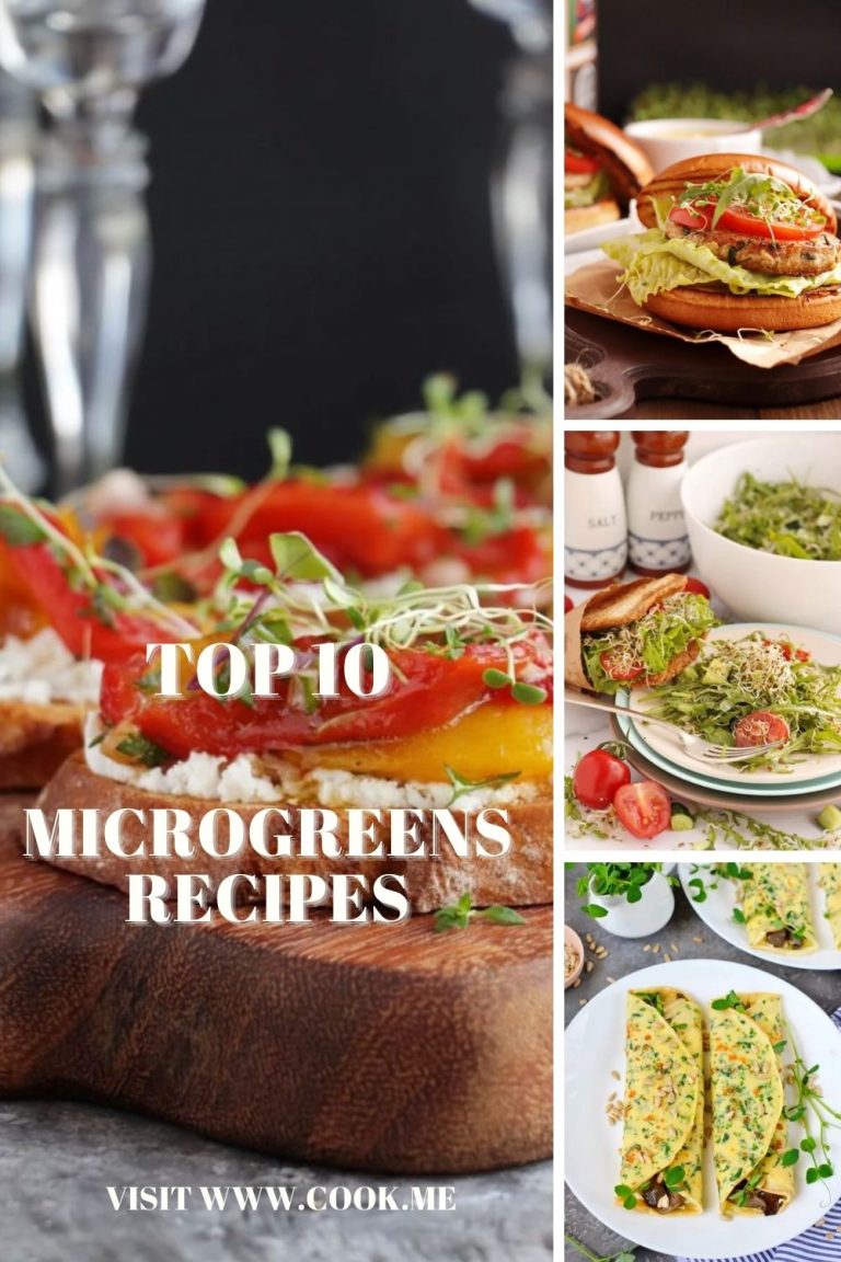 TOP 10 Microgreens Recipes Cook.me Recipes