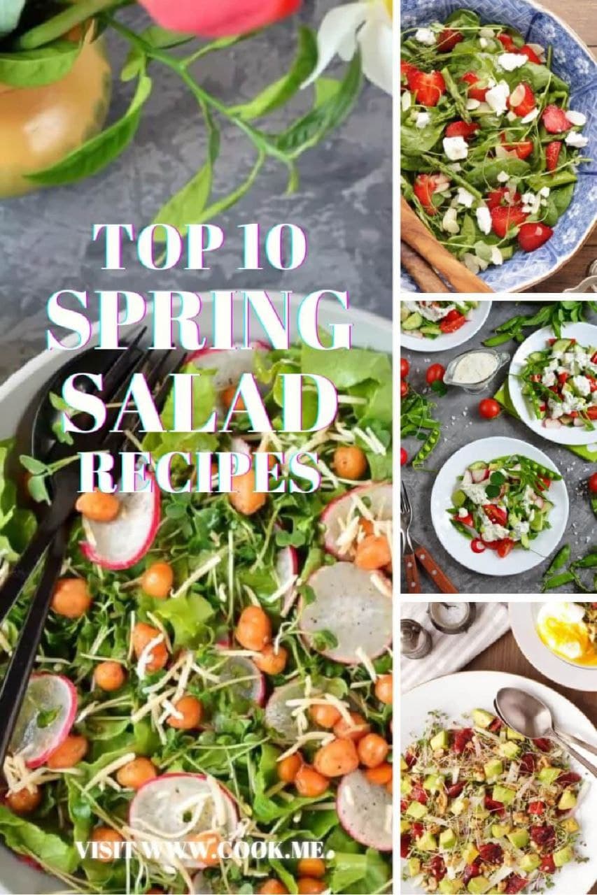 Top 10 Spring Salad Recipes-Healthy Spring Salad Recipes-Fresh, Bright Spring Salads Made With Seasonal Produce