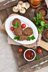 Vegetarian Mushroom “Meatloaf” Cups