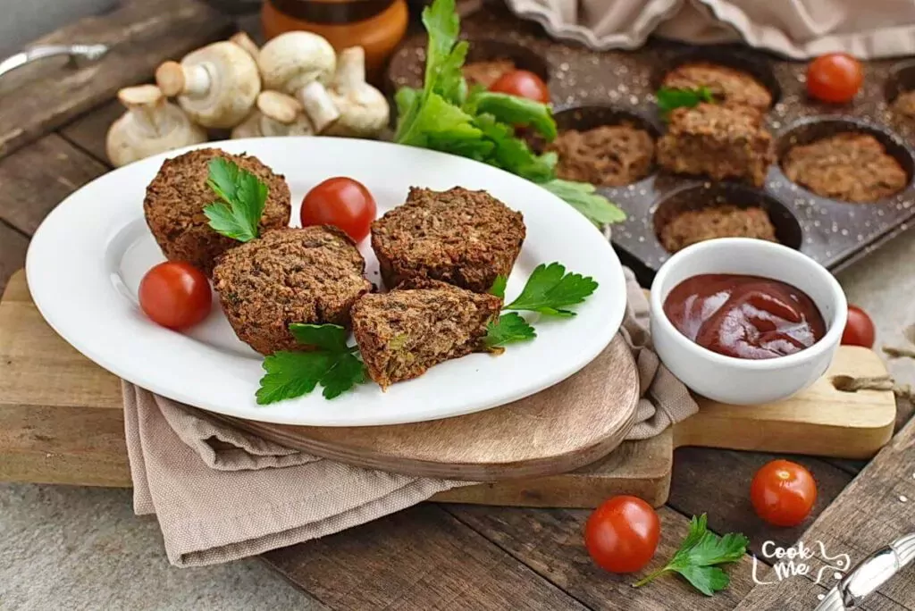 Vegetarian Mushroom “Meatloaf” Cups