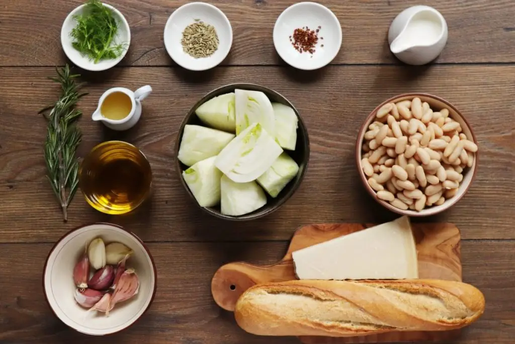 Ingredients for White Bean Dip