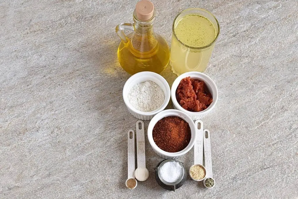 Ingredients for 10-Minute Easy Enchilada Sauce